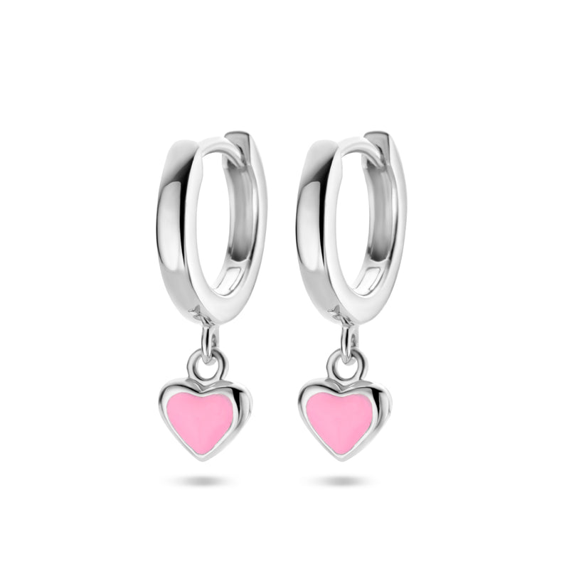 vDam Klapoorringen Hart Zilver Gerhodineerd 1336083