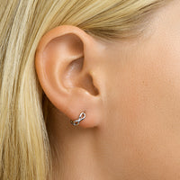 vDam Klapoorringen Infinity Zilver Gerhodineerd 1332096