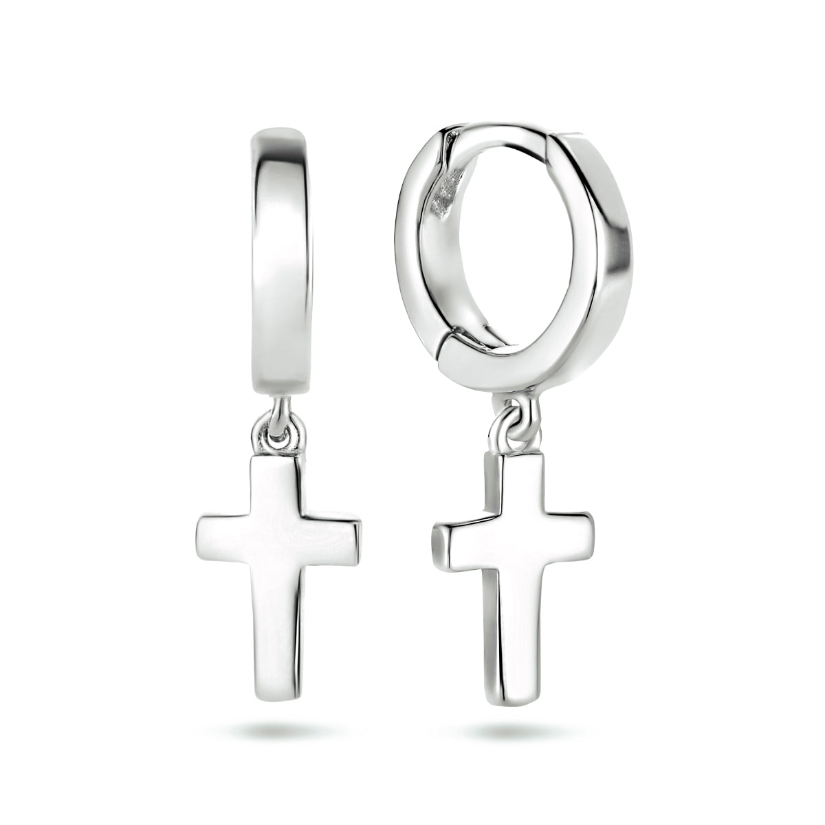 vDam Klapoorringen Kruis Zilver Gerhodineerd 1334820