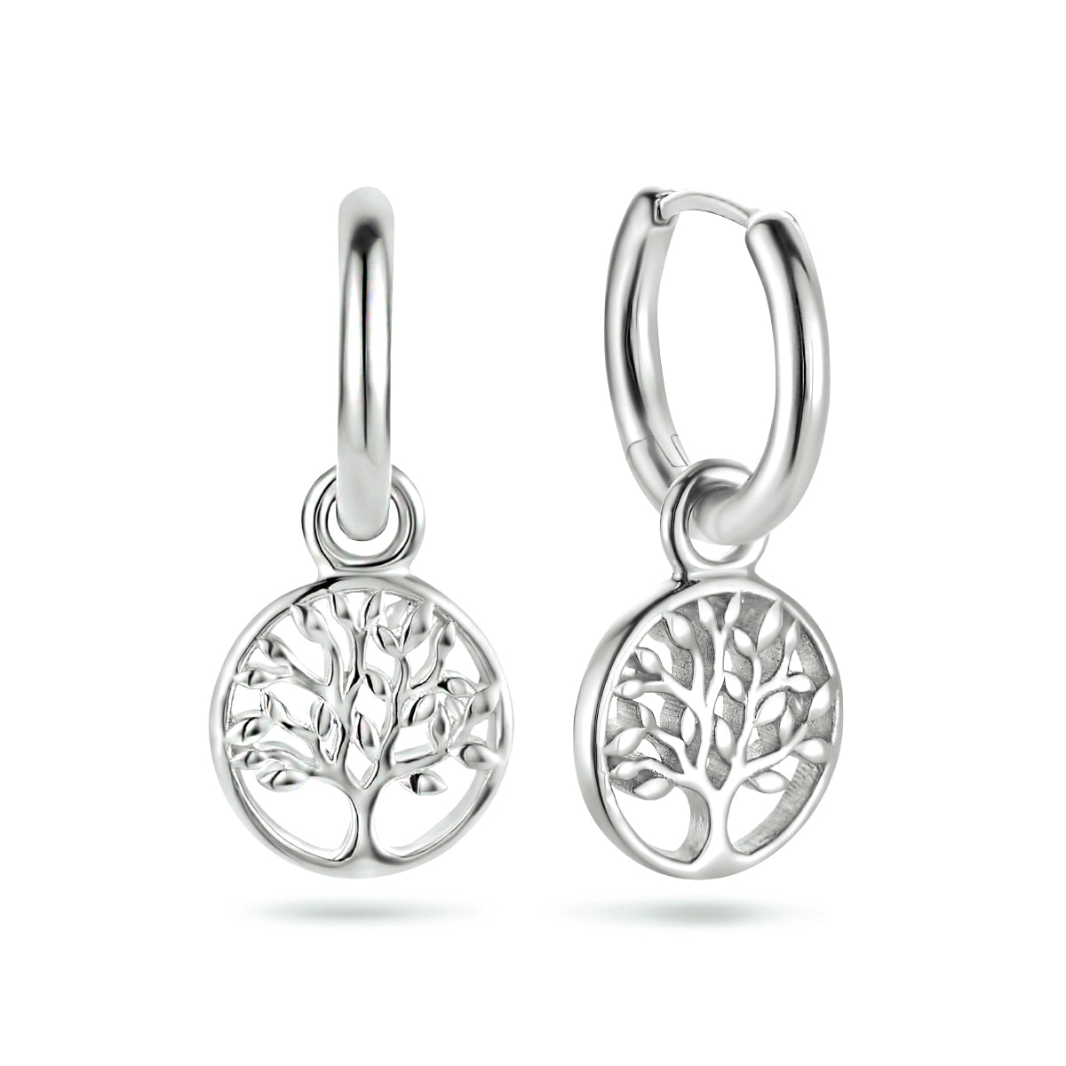 vDam Klapoorringen Levensboom Zilver Gerhodineerd 1334762