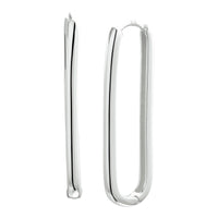 vDam Klapoorringen Paperclip Zilver Gerhodineerd 1333518