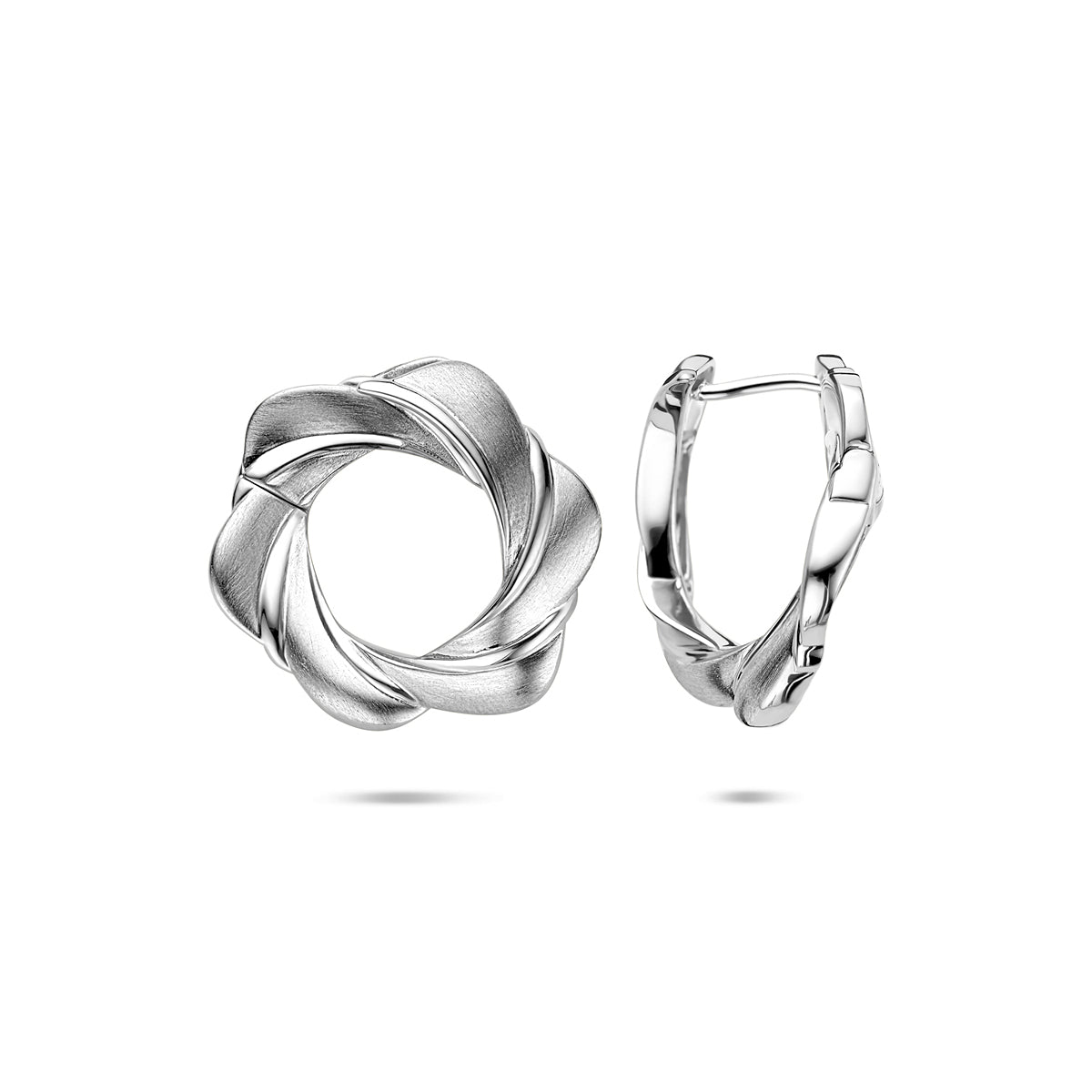 vDam Klapoorringen Poli/mat 23,5 Mm Zilver Gerhodineerd 1341187