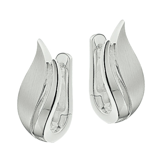 vDam Klapoorringen Poli/mat Zilver Gerhodineerd 1326872