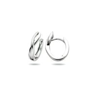 vDam Klapoorringen Poli/mat Zilver Gerhodineerd 1333638