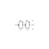 vDam Klapoorringen Rond 2,0 Mm Zilver Gerhodineerd 1329577