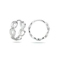 vDam Klapoorringen Schakel Zilver Gerhodineerd 1334143