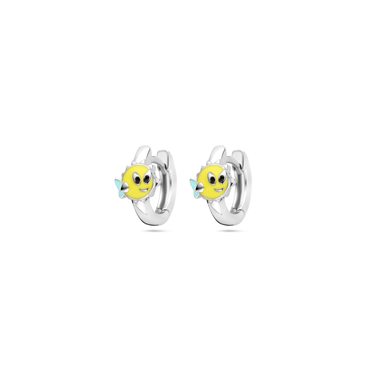 vDam Klapoorringen Vis 10,5 Mm Zilver Gerhodineerd 1339907