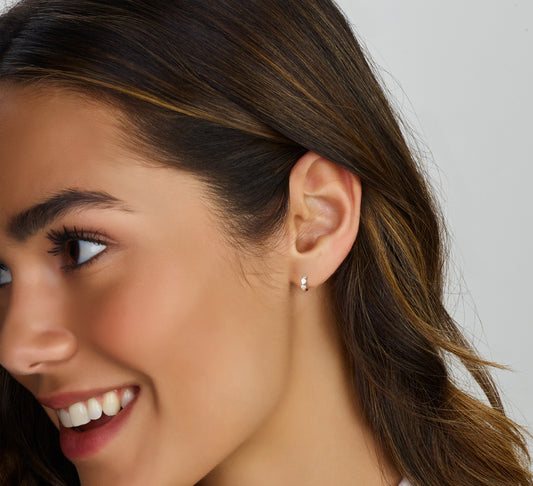 vDam Klapoorringen Zeshoek Zilver Gerhodineerd 1335188