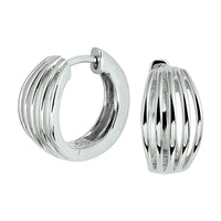 vDam Klapoorringen Zilver Gerhodineerd 1328112