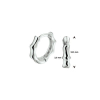 vDam Klapoorringen Zilver Gerhodineerd 1332097