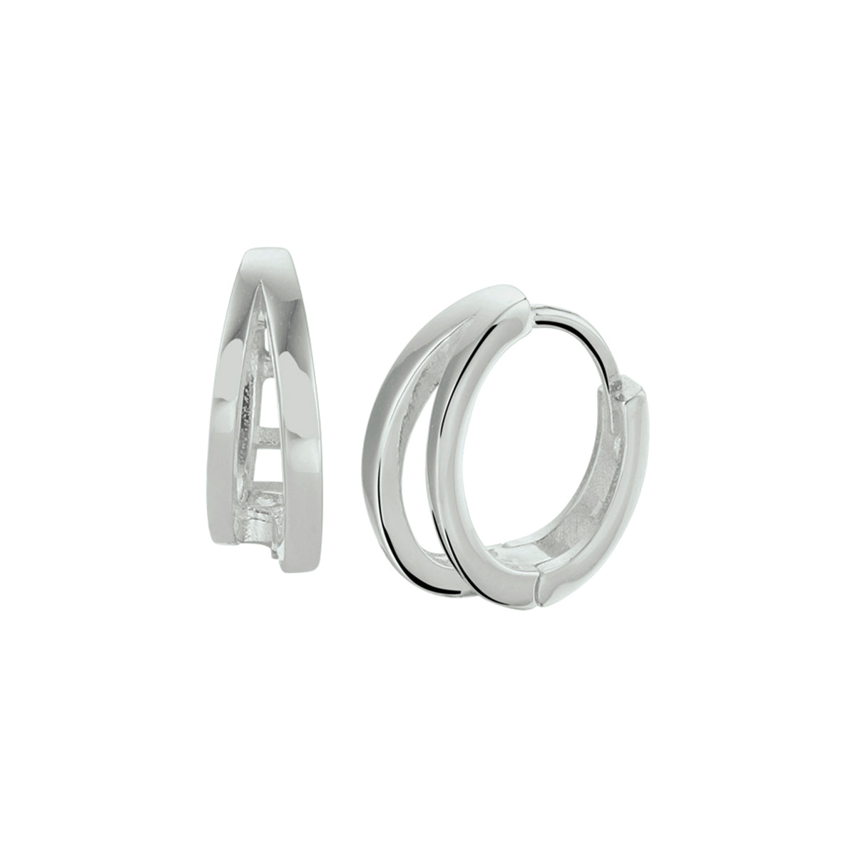 vDam Klapoorringen Zilver Gerhodineerd 1332393