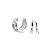 vDam Klapoorringen Zilver Gerhodineerd 1333519