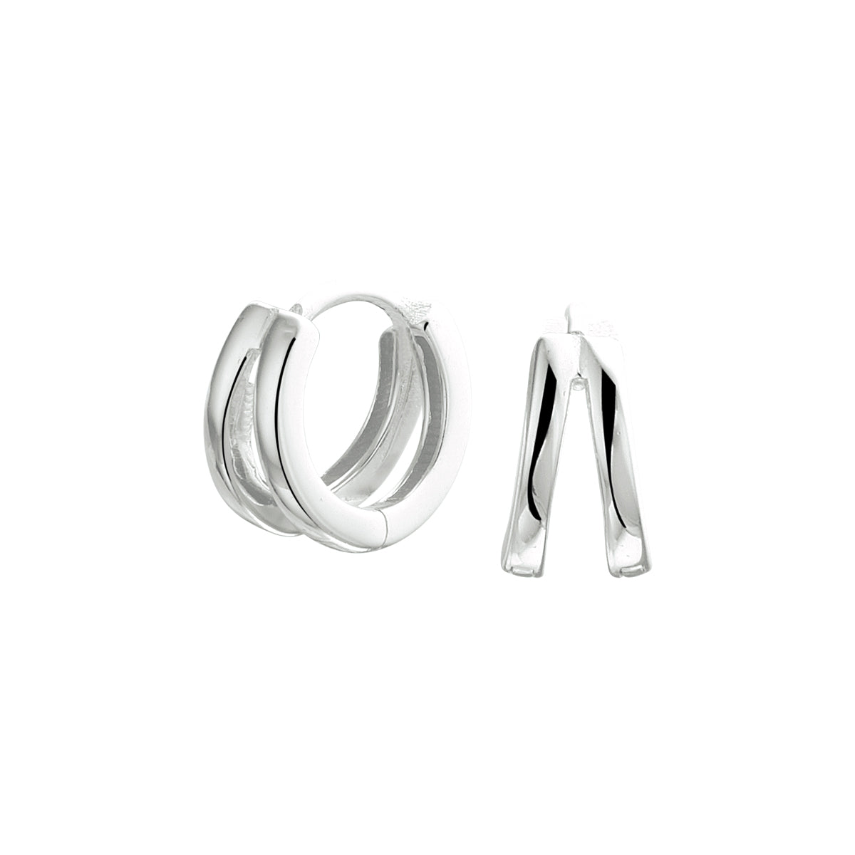 vDam Klapoorringen Zilver Gerhodineerd 1333519