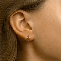 vDam Klapoorringen Zilver Gerhodineerd 1333519