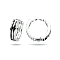 vDam Klapoorringen Zilver Gerhodineerd 1333890