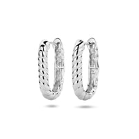 vDam Klapoorringen Zilver Gerhodineerd 1334797