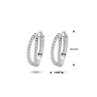 vDam Klapoorringen Zilver Gerhodineerd 1335062