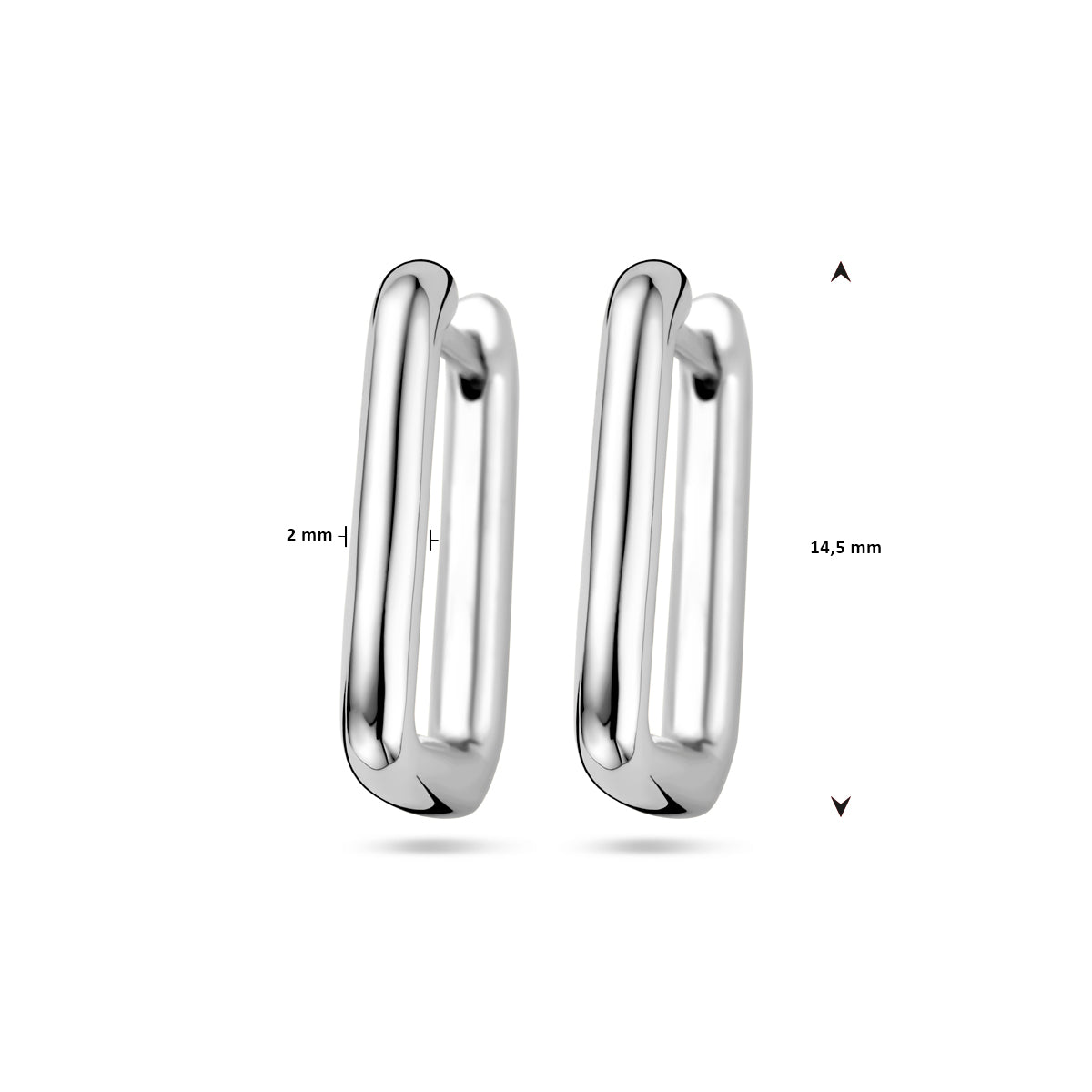 vDam Klapoorringen Zilver Gerhodineerd 1338575