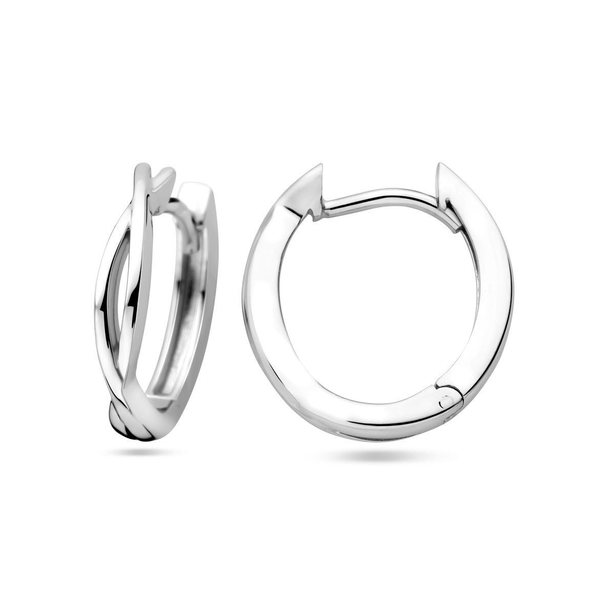 vDam Klapoorringen Zilver Gerhodineerd 1339017