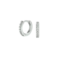 vDam Klapoorringen Zirkonia Zilver Gerhodineerd 1331368