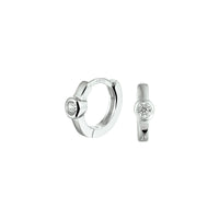 vDam Klapoorringen Zirkonia Zilver Gerhodineerd 1331370