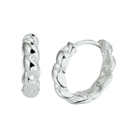 vDam Klapoorringen Zirkonia Zilver Gerhodineerd 1332826