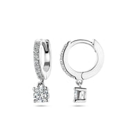 vDam Klapoorringen Zirkonia Zilver Gerhodineerd 1337682