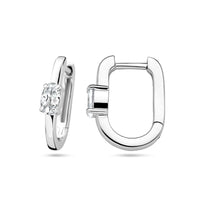 vDam Klapoorringen Zirkonia Zilver Gerhodineerd 1337695