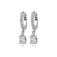 vDam Klapoorringen Zirkonia Zilver Gerhodineerd 1338245