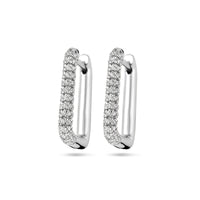 vDam Klapoorringen Zirkonia Zilver Gerhodineerd 1338573