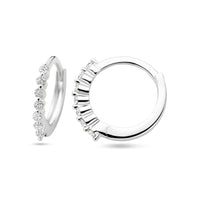 vDam Klapoorringen Zirkonia Zilver Gerhodineerd 1339042