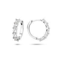 vDam Klaproorringen Zirkonia Zilver Gerhodineerd 1335168