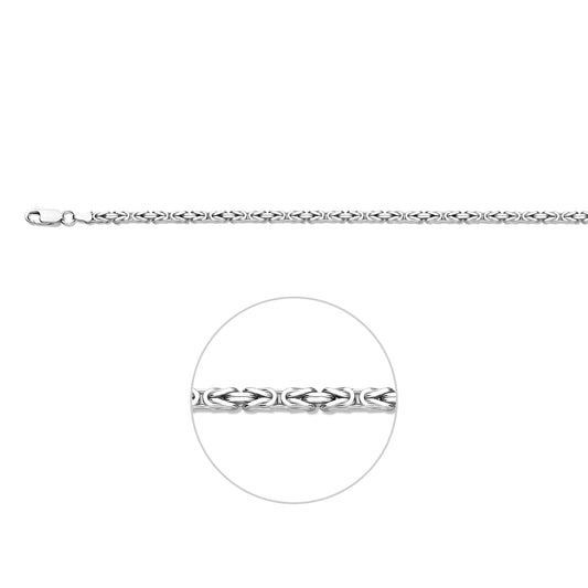 vDam Konings 3,0 Mm Zilver Gerhodineerd 1337489