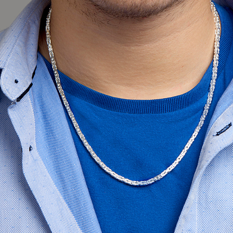 vDam Konings 3,5 Mm Zilver Wit 1002050  60cm