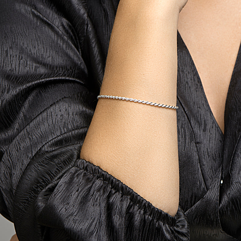 vDam Koord 2,5 Mm Zilver Wit 1017708