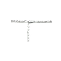 vDam Koord 4,0 Mm Zilver Gerhodineerd 1334734  42cm