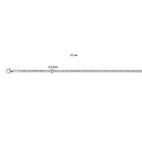 vDam Koord Massief 2,7 Mm Zilver Gerhodineerd 1337066  21cm