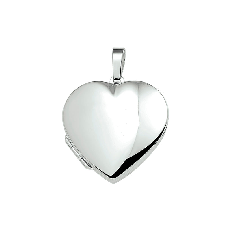 vDam Medaillon Hart Zilver Wit 1016865