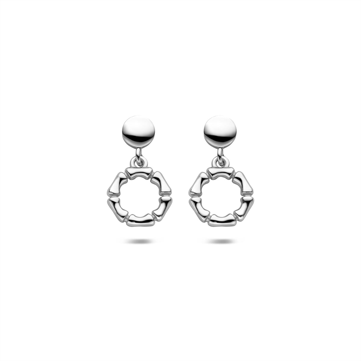 vDam Oorhangers 18 Mm Zilver Gerhodineerd 1341772