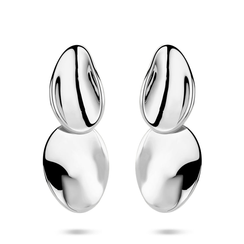 vDam Oorhangers 32 Mm Zilver Gerhodineerd 1341093