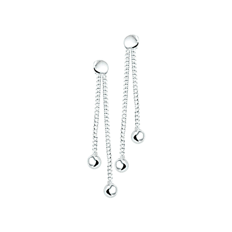 vDam Oorhangers Bolletjes Zilver Gerhodineerd 1329550