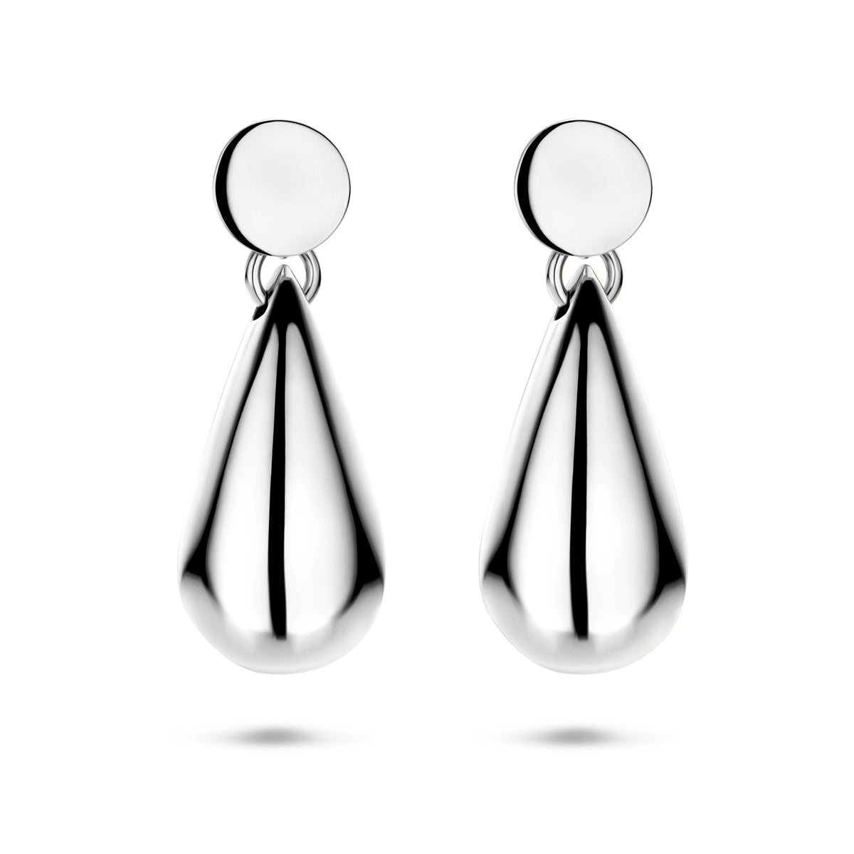 vDam Oorhangers Druppel 41 Mm Zilver Gerhodineerd 1341742