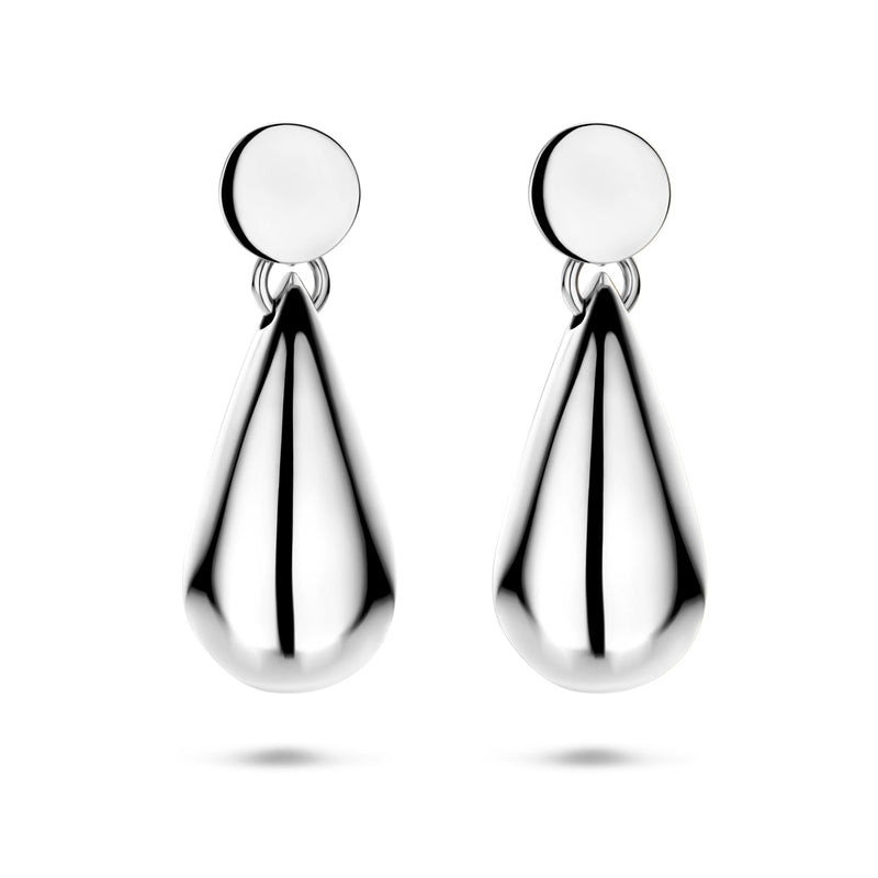 vDam Oorhangers Druppel 41 Mm Zilver Gerhodineerd 1341742