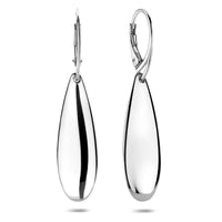 vDam Oorhangers Druppel 48 Mm Zilver Gerhodineerd 1341822