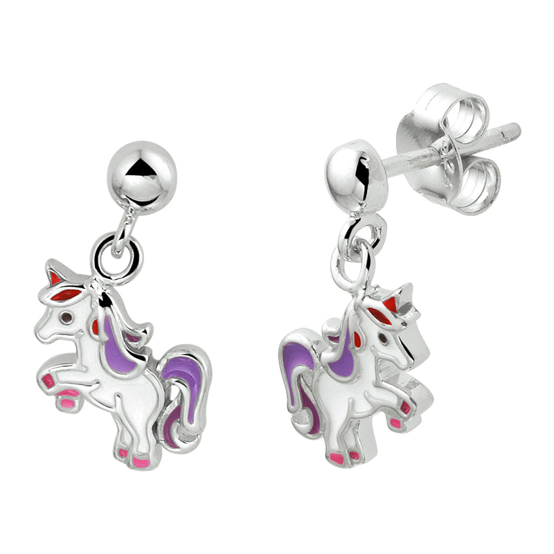 vDam Oorhangers Eenhoorn Zilver Gerhodineerd 1333150