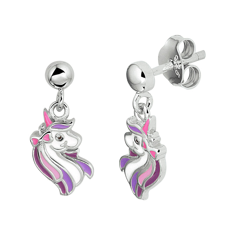 vDam Oorhangers Eenhoorn Zilver Gerhodineerd 1333462