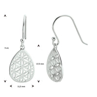 vDam Oorhangers Filigrain Franse Haak Zilver Gerhodineerd 1332823