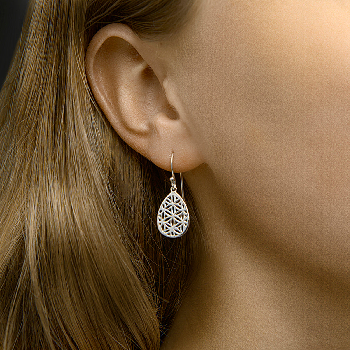 vDam Oorhangers Filigrain Franse Haak Zilver Gerhodineerd 1332823