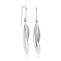 vDam Oorhangers Franse Haak Poli/mat 33 Mm Zilver Gerhodineerd 1340825