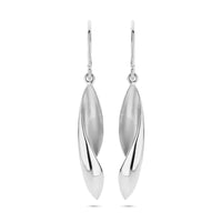 vDam Oorhangers Franse Haak Poli/mat 33 Mm Zilver Gerhodineerd 1340825